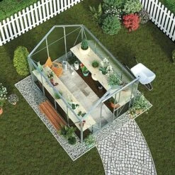 Garden Grow Traditional Greenhouse 6.2 X 8.3 X 6.6ft -PlantHub Shop G0468 7CC52F75 F684 3C24 639AA55B1EBD252C