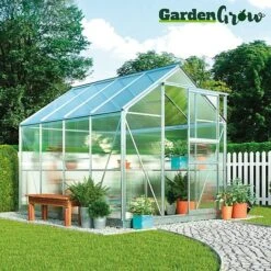 Garden Grow Traditional Greenhouse 6.2 X 8.3 X 6.6ft -PlantHub Shop G0511201000x100020with20logo