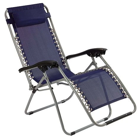 Garden Gear Zero Gravity Chair - Navy 4 Garden Gear Zero Gravity Chair - Navy - Image 2