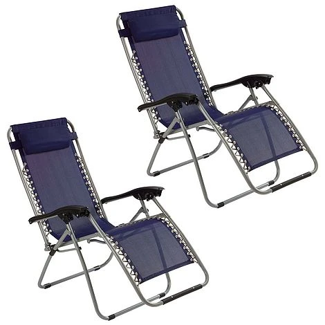 Garden Gear Zero Gravity Chair - Navy 8 Garden Gear Zero Gravity Chair - Navy - Image 6