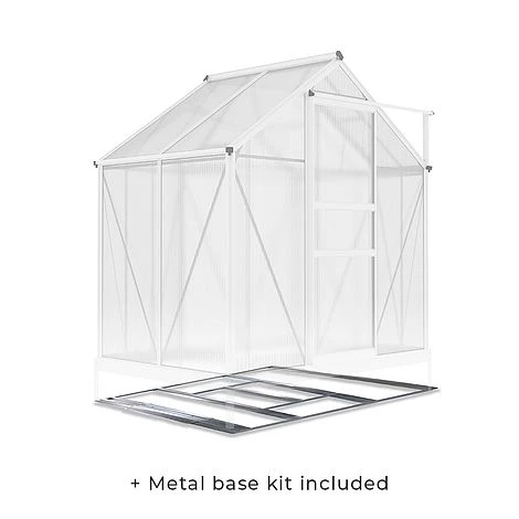 Polycarbonate Greenhouse 6x4ft With FREE Base Kit 5 Polycarbonate Greenhouse 6x4ft With FREE Base Kit - Image 3