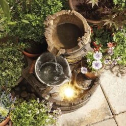 Cascading Barrel Water Feature And Planter 12 Cascading Barrel Water Feature And Planter -PlantHub Shop G1393 3 1000x1000 1