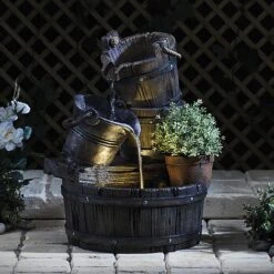 Cascading Barrel Water Feature And Planter 15 Cascading Barrel Water Feature And Planter -PlantHub Shop G1393 7 1000x1000 1