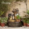 Cascading Barrel Water Feature And Planter -PlantHub Shop G1393 Water Feature LS 1 1000x1000 1