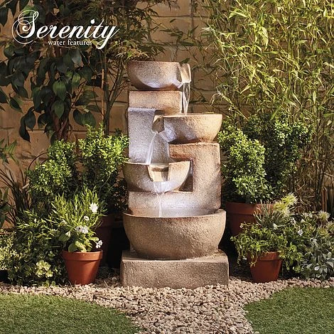 4 Tier Laguna Cascade Water Feature With Light 3 4 Tier Laguna Cascade Water Feature With Light