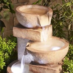 4 Tier Laguna Cascade Water Feature With Light 14 4 Tier Laguna Cascade Water Feature With Light -PlantHub Shop G1415 4 Tier20Luguna Cascade