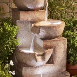 4 Tier Laguna Cascade Water Feature With Light 13 4 Tier Laguna Cascade Water Feature With Light -PlantHub Shop G1415 4 Tier20Luguna ascade Water