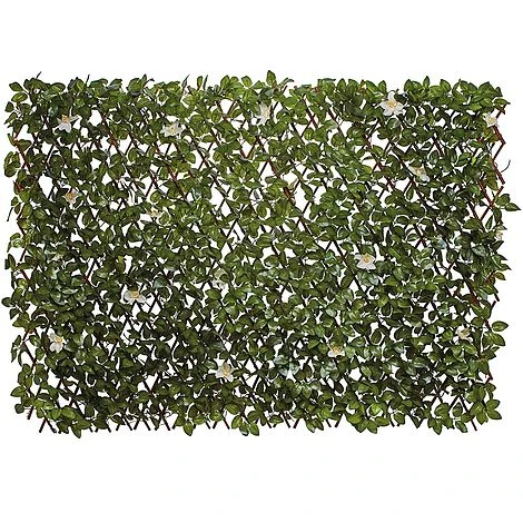White Flower Hedge Trellis - 1x2m 6 White Flower Hedge Trellis - 1x2m - Image 4