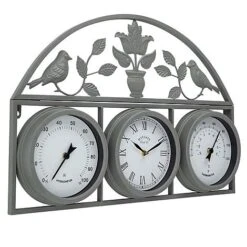 Garden Wall Clock - Grey -PlantHub Shop G2613 2 2000x2000 1