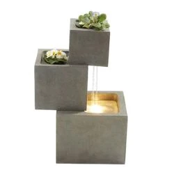 Serenity Cascade Water Feature With Planters -PlantHub Shop G2748 7