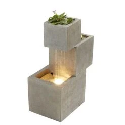 Serenity Cascade Water Feature With Planters -PlantHub Shop G2748 9