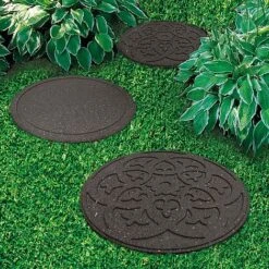Reversible Eco-Friendly Stepping Stone Scroll - Grey -PlantHub Shop G3009 G3010 3