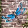 Garden Gear Metal And Glass Dragonfly Wall Art - Blue -PlantHub Shop G3564 11