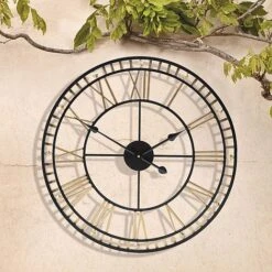 Roman Numeral Garden Wall Clock 12 Roman Numeral Garden Wall Clock -PlantHub Shop G37132000201000x1000