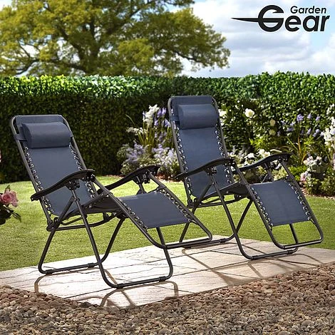 Garden Gear Zero Gravity Chair - Navy 7 Garden Gear Zero Gravity Chair - Navy - Image 5