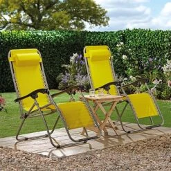 Garden Gear Zero Gravity Chair - Sunburst -PlantHub Shop G3729 LS1