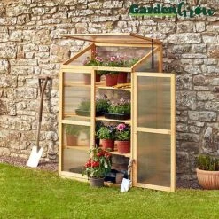 Garden Grow Three-Tier Wooden Cold Frame -PlantHub Shop G3919 lead