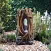 Serenity Hollow Tree Trunk Waterfall Water Feature -PlantHub Shop G3946 1