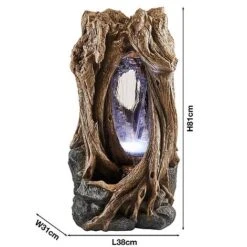 Serenity Hollow Tree Trunk Waterfall Water Feature -PlantHub Shop G3946 5