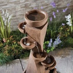 Serenity 6-Tier Bowl Tower Water Feature