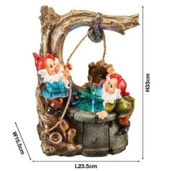 Serenity Gnome Wishing Well Water Feature 13 Serenity Gnome Wishing Well Water Feature -PlantHub Shop G3952 5
