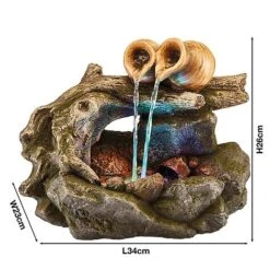 Serenity Table-Top Woodland Pouring Pots Water Feature 13 Serenity Table-Top Woodland Pouring Pots Water Feature -PlantHub Shop G3959 1