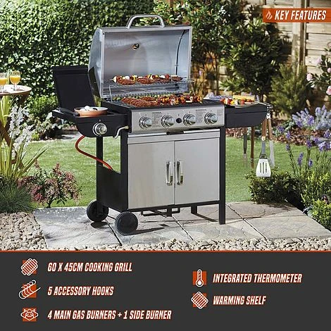 Blazebox 4 + 1 Gas Burner Barbecue 12 Blazebox 4 + 1 Gas Burner Barbecue - Image 10