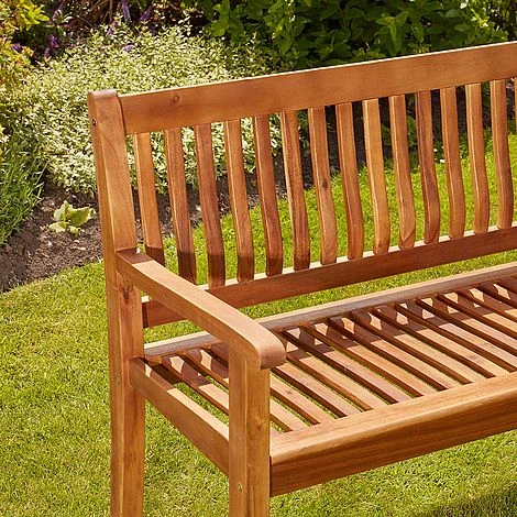 Garden Gear Acacia 3-Seater Garden Bench 6 Garden Gear Acacia 3-Seater Garden Bench - Image 4
