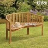 Garden Gear Acacia 3-Person Banana Bench -PlantHub Shop G403120320logo202000x2000