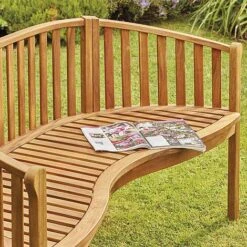 Garden Gear Acacia 3-Person Banana Bench -PlantHub Shop G4031204202000x2000
