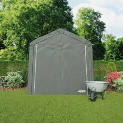 Garden Gear Heavy-Duty Portable Shed 10x10 Foot -PlantHub Shop G4060 Portable shed 8x8 3 2000x2000 255552