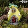 Garden Gear Solar LED Pear Fairy House 1 Garden Gear Solar LED Pear Fairy House -PlantHub Shop G4106 31