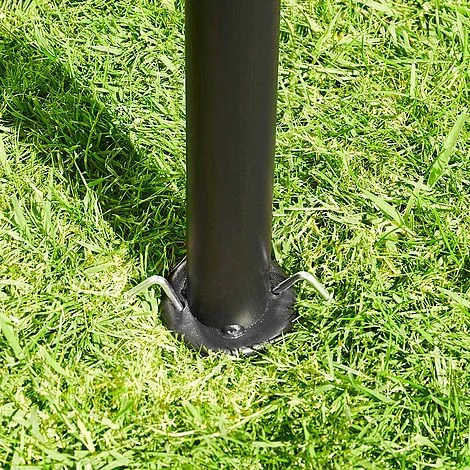 Garden Gear 3x3m Metal Gazebo With Cream Roof And Curtains 6 Garden Gear 3x3m Metal Gazebo With Cream Roof And Curtains - Image 4