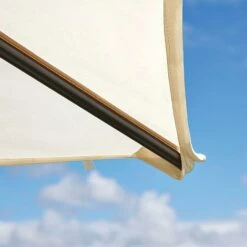 Garden Gear 3x3m Metal Gazebo With Cream Roof And Curtains 17 Garden Gear 3x3m Metal Gazebo With Cream Roof And Curtains -PlantHub Shop G4161 6