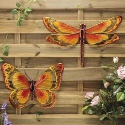 Garden Gear Metal And Glass Butterfly Wall Art - Yellow -PlantHub Shop G435820G4359202000x20001