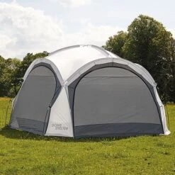 Garden Gear 3.9m Dome Event Shelter With Two Sunshade Walls -PlantHub Shop G4456 rain sheets 1000x1000 1