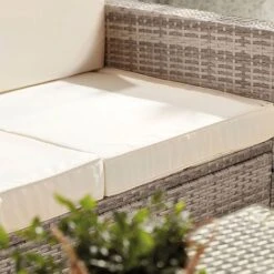 Garden Gear Riviera 5-Seat Rattan Set 12 Garden Gear Riviera 5-Seat Rattan Set -PlantHub Shop G455920G456120Riviera20520Light20Grey20WCover20LS203