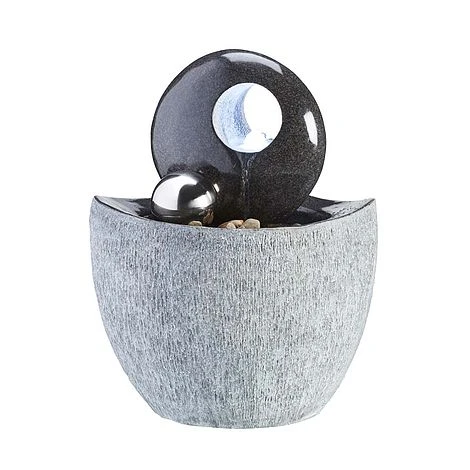 Serenity Contemporary 53cm Stone-effect Water Feature 4 Serenity Contemporary 53cm Stone-effect Water Feature - Image 2