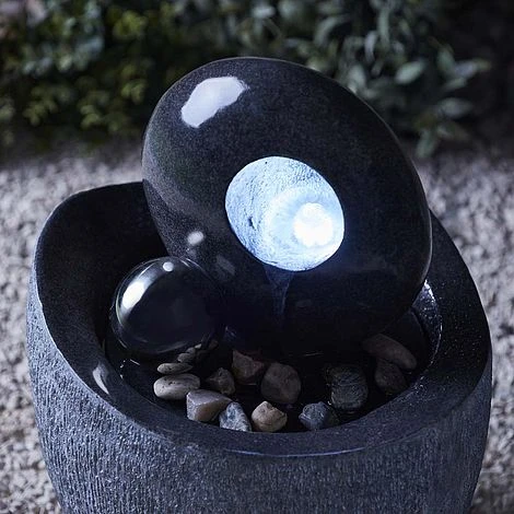 Serenity Contemporary 53cm Stone-effect Water Feature 7 Serenity Contemporary 53cm Stone-effect Water Feature - Image 5