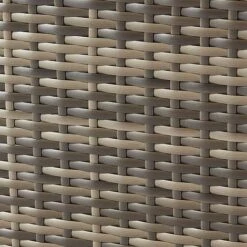 Garden Gear Milan Rattan Lounge Sofa Set - Dark Grey -PlantHub Shop G4678 MIilan L Shape Rattan Grey CO 4