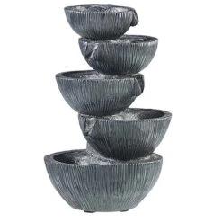 Serenity Cascading Five Bowl Water Feature 9 Serenity Cascading Five Bowl Water Feature -PlantHub Shop G4751201
