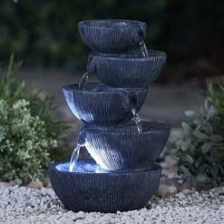Serenity Cascading Five Bowl Water Feature 10 Serenity Cascading Five Bowl Water Feature -PlantHub Shop G4751204