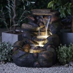 Serenity Large Tumbling Rock Wall Water Feature -PlantHub Shop G47522015