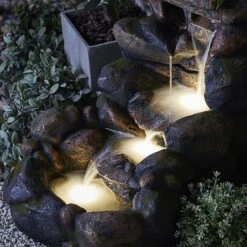 Serenity Large Tumbling Rock Wall Water Feature -PlantHub Shop G47522016