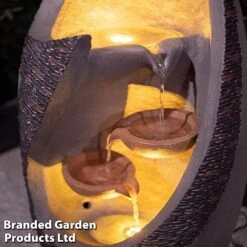 Serenity Cascading Flame Effect Water Feature 11 Serenity Cascading Flame Effect Water Feature -PlantHub Shop G4827 SERENITYC