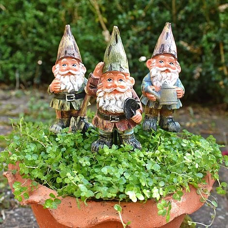 3 Garden Gnome On Sticks Garden Ornaments Pot Gnome Decorations 5 3 Garden Gnome On Sticks Garden Ornaments Pot Gnome Decorations - Image 3