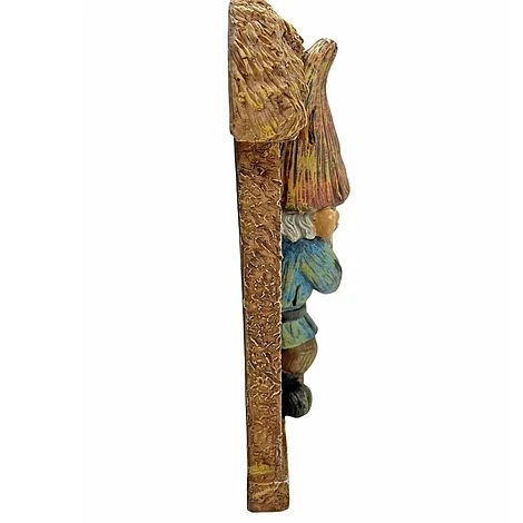 Wall Mountable Gnome In A Door Garden Ornament 7 Wall Mountable Gnome In A Door Garden Ornament - Image 5