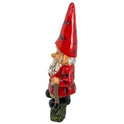 Garden Gnome With Spade Outdoor Garden Ornament 9 Garden Gnome With Spade Outdoor Garden Ornament -PlantHub Shop GB027S 2