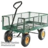 Cobra Hand Cart 10" Pneumatic Tyres Steel Mesh Body 300kg 1 Cobra Hand Cart 10" Pneumatic Tyres Steel Mesh Body 300kg -PlantHub Shop GCT300 Angle 2 1 1