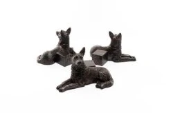 Antique Bronze Coloured German Shepherd Potty Feet - Plant Pot Feet -PlantHub Shop GERMAN20SHEPHERD20 20GROUP20 20PF0067
